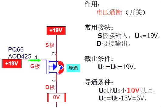 场效应管电路图符号