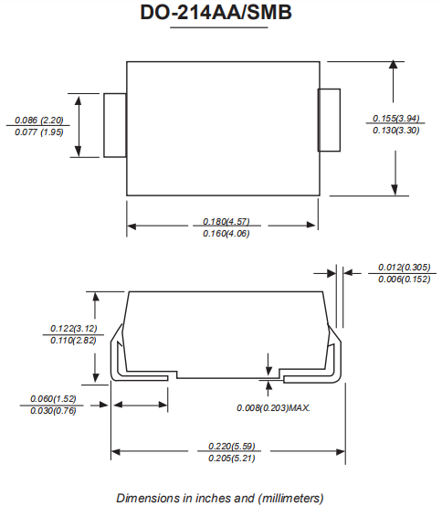 SS5200肖特基二极管参数