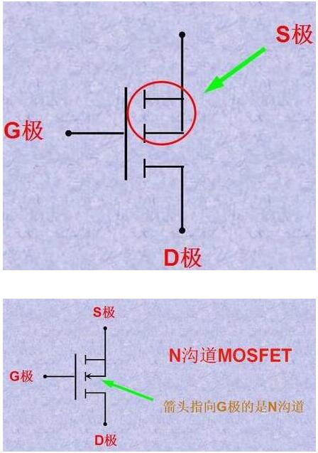 mos管引脚区分