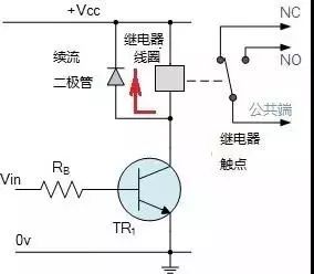 继电器为什么要并联二极管