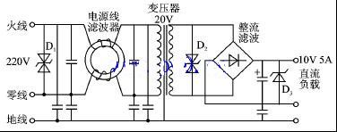 TVS管交流电路