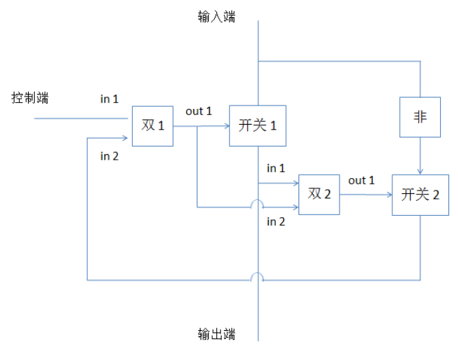 三极管电路表示延时开关