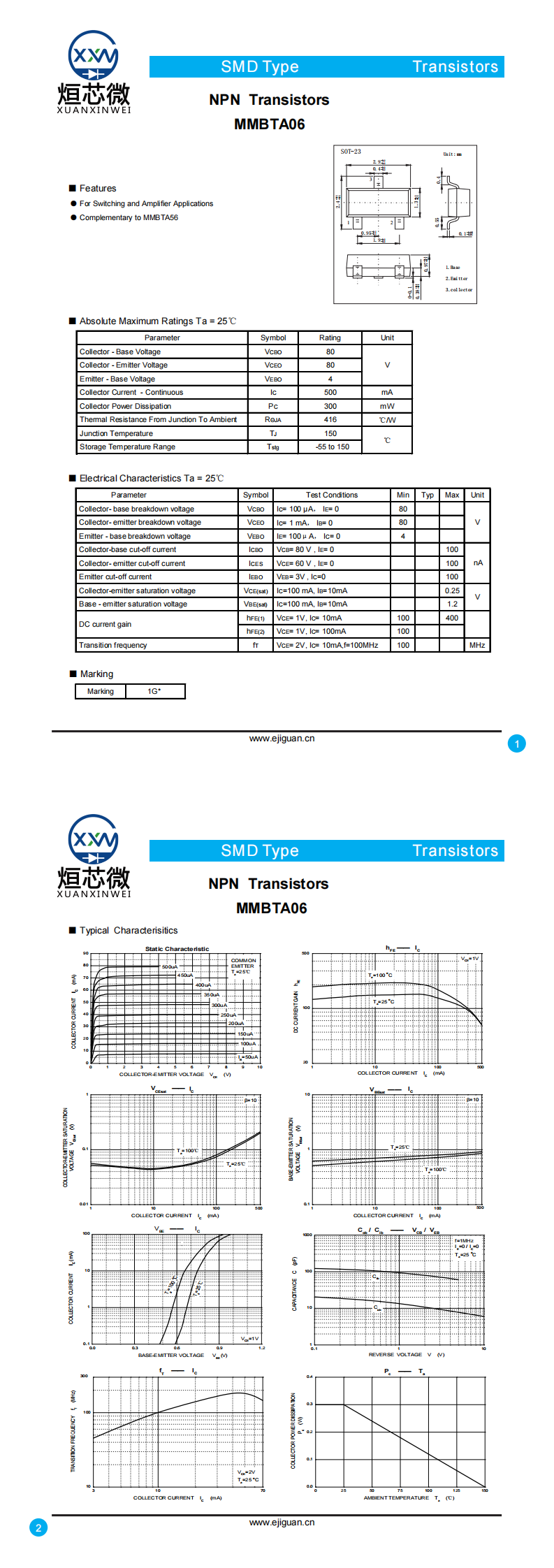 MMBTA06三极管