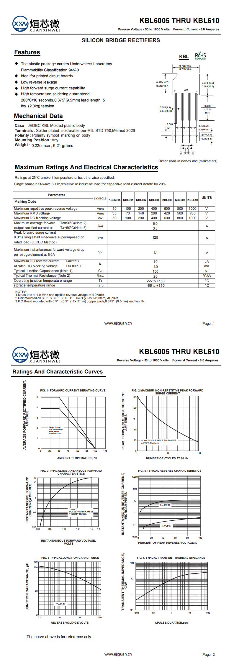 KBL604整流桥