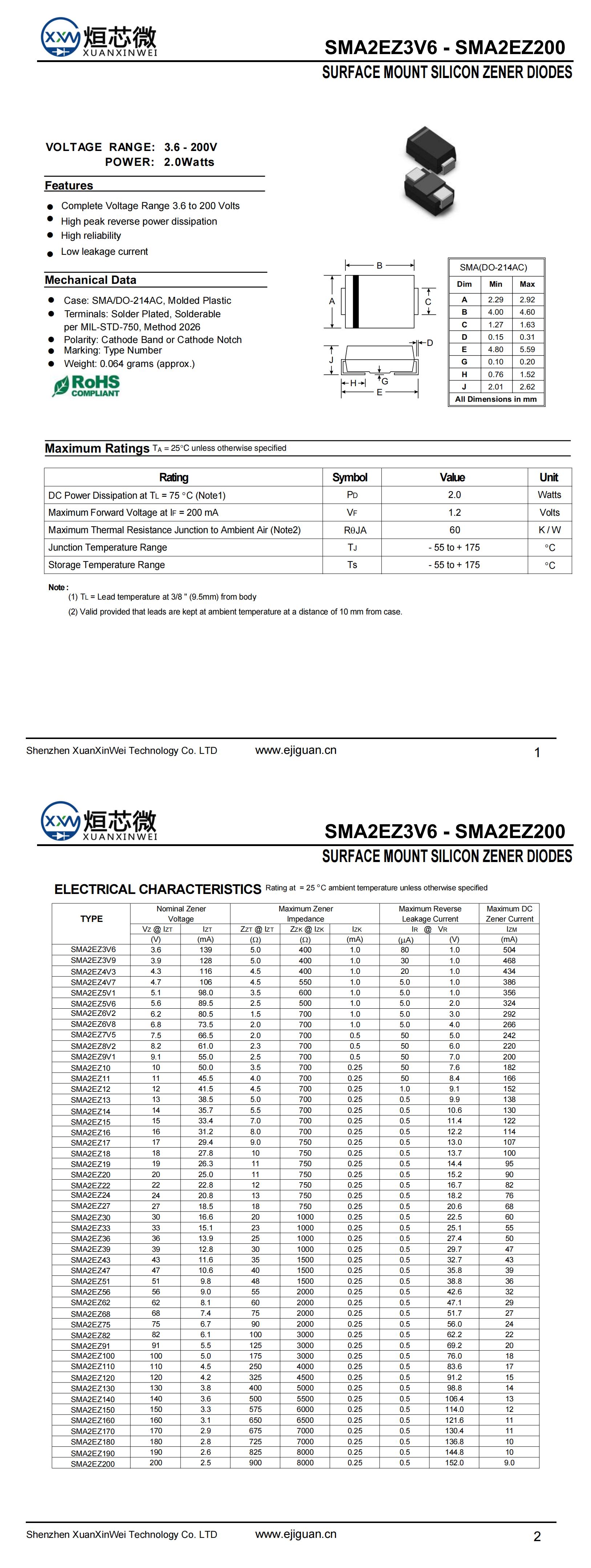 SMA2EZ75