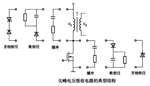 尖峰电压吸收电路