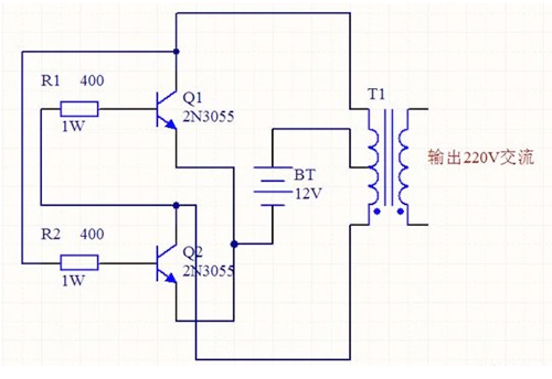 12v转220v逆变器电路