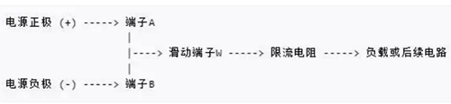 电位器三个引脚接线