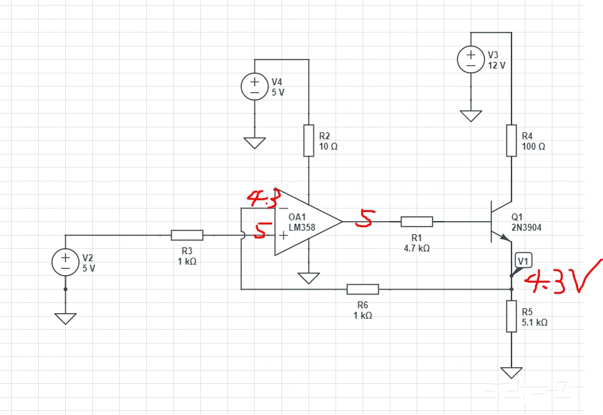 op amp,三极管,恒流源电路