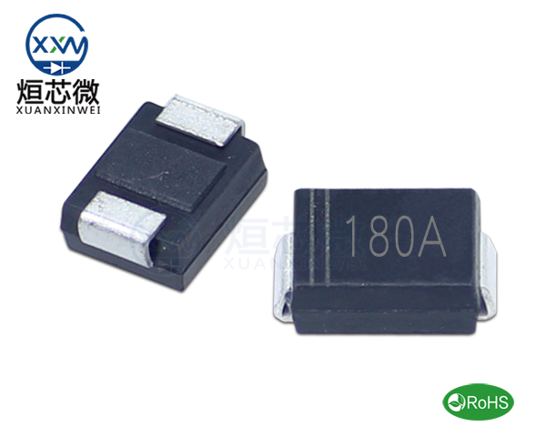 P6SMB180A参数,TVS二极管P6SMB180A瞬态(变)抑制二极管