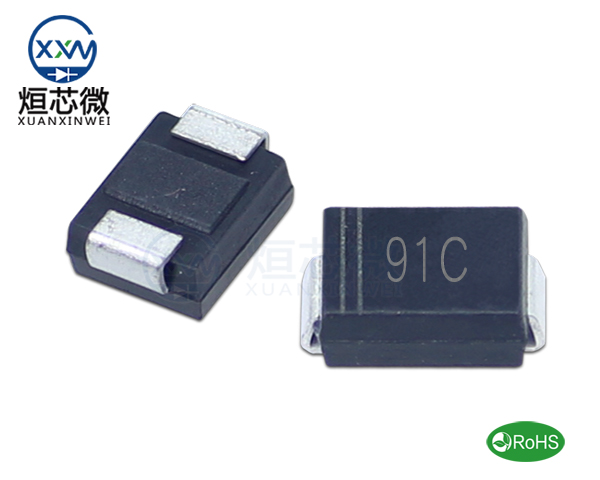 P6SMB91CA参数,TVS二极管P6SMB91CA瞬态(变)抑制二极管