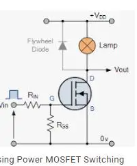 没有电阻的MOSFET