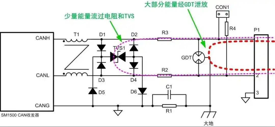 TVS管,差模,共模防护